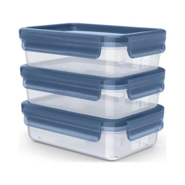 Tefal MasterSeal Eco 3-delige set vershoudbakjes 0,8L N1171718 thumbnail