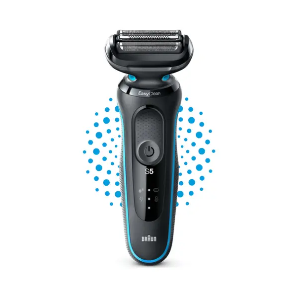 Braun Series 5 51-M1000s Scheerapparaat met scheerblad Zwart, Blauw thumbnail