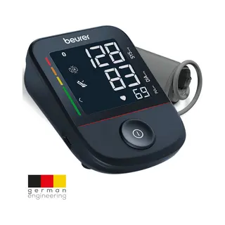 Beurer Oberarm-Blutdruckmessgerät Bm 48 Mit Smartphone-Verbindung, Medizinprodukt, Schnelle Und Komfortable Blutdruckmessung Per Knopfdruck
