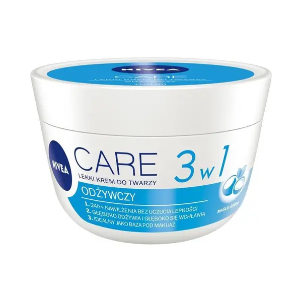 Nivea - Care 3In1 Nourishing Lightweight Face Cream 100Ml thumbnail