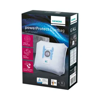 Siemens VZ41FGALL Staubsaugerbeutel Packung mit 4