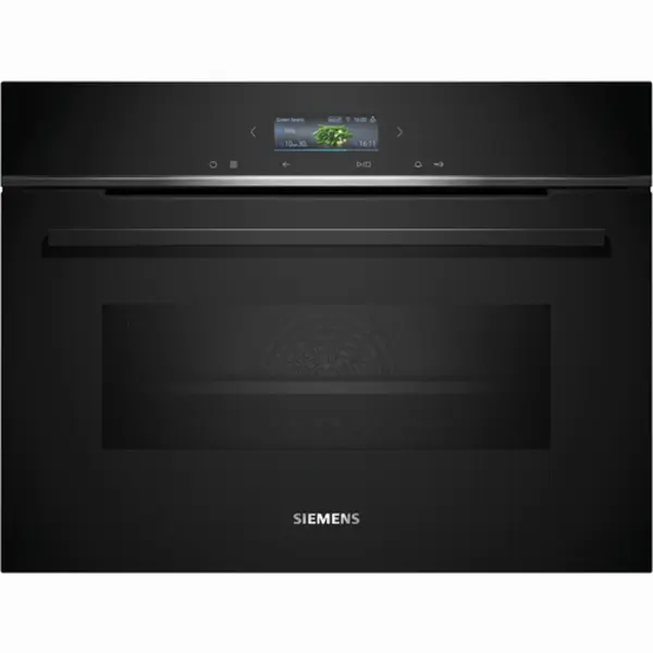 Siemens iQ700 CM724G1B1 Backofen 45 l Schwarz thumbnail