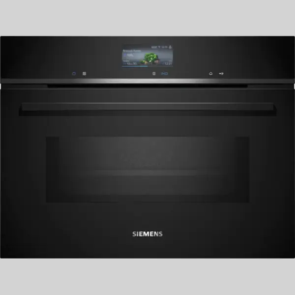 Siemens iQ700 CM776GKB1 Backofen 45 l 900 W Schwarz, Edelstahl thumbnail