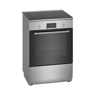 Bosch Serie 4 HLN39A050U fornuis Vrijstaand fornuis A Electrisch Inductiekookplaat zones Zwart, Grijs