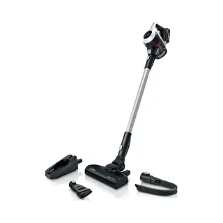 Bosch Serie 6 BCS61113 steelstofzuiger & elektrische bezem 2-in-1-steelstofzuiger Batterij/Accu Droog Zakloos Wit