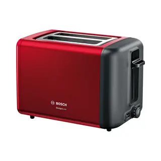 Bosch TAT3P424 broodrooster 2 snede(n) 970 W Zwart, Rood