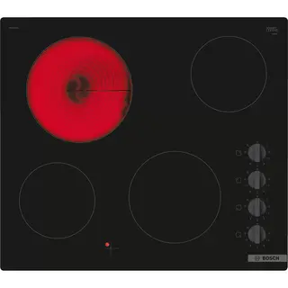 Bosch Serie 2 PKE611CA3E hob Black Built-in 60 cm Ceramic 4 zone(s)