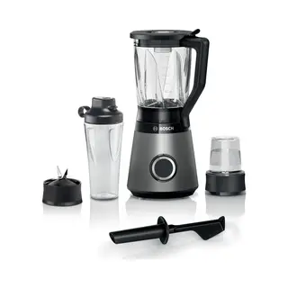 Bosch Serie 4 MMB6177S Mixer 1,5 l Tischplatten-Mixer 1200 W Schwarz, Silber