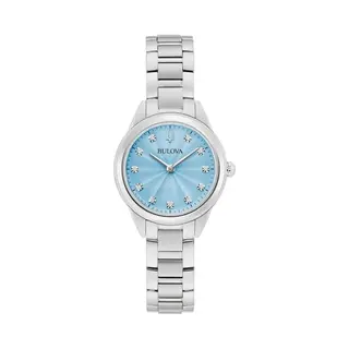 Bulova Horloge 96P250, Zilver, Zilver.