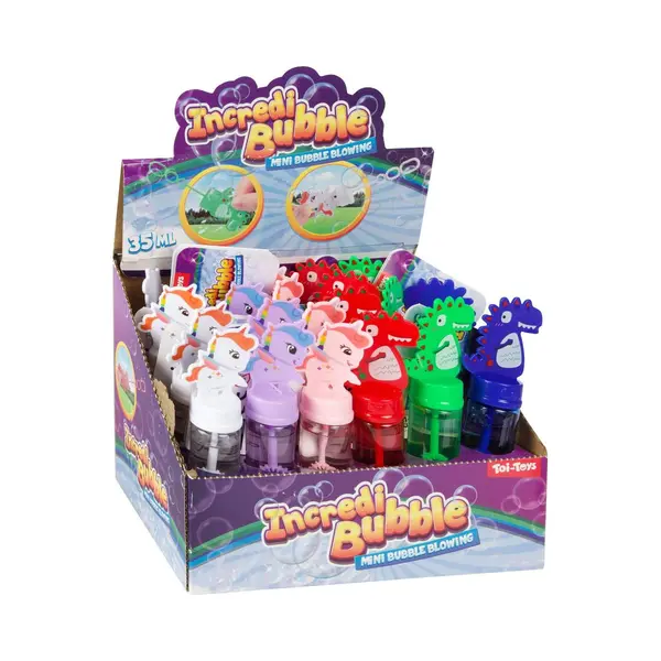 Toi-Toys Bubbelstaf Dino & Eenhoorn, 24 Stuks. thumbnail