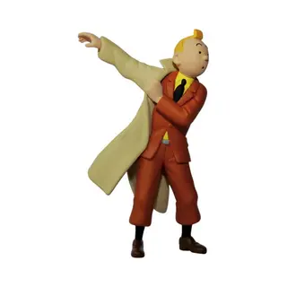 Tintinimaginatio Kuifje Pvc Beeldje Met Trenchcoat 8 Cm