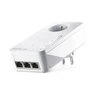 Devolo Magic 2 Lan Triple - Be - Uitbreiding (7016) (2400 Mbit/s), Powerline, Wit