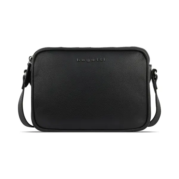 Bugatti Bella Kleine Schultertasche Mit Reißverschluss, Damen-Umhängetasche In Schwarz thumbnail