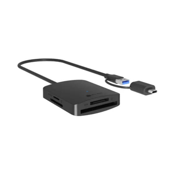 Icy Box Ib-CR302-CU3 Externer Multi Card Reader 4 in 1,(Cf, Tf, Sd, microSD) mit Usb 3.2 Gen 1 Type-C®+A Hostanschluss (5 Gbit/s) thumbnail