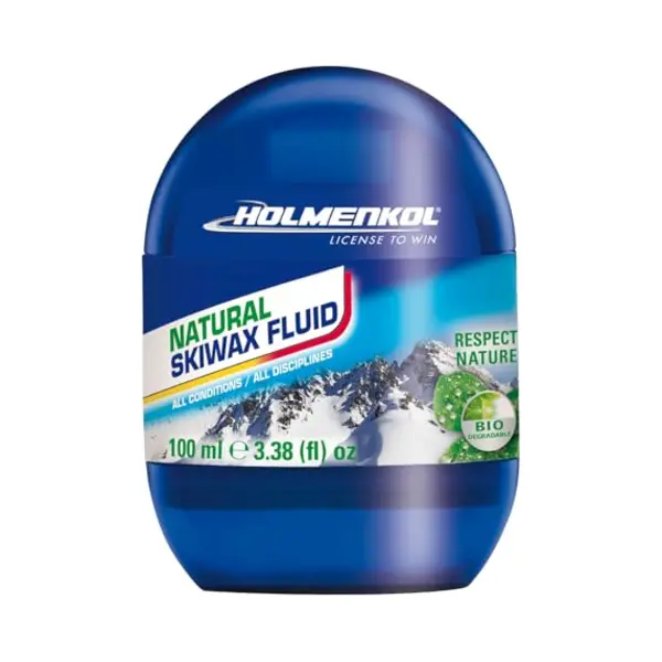 Holmenkol Natural Wax Fluid 100ML Ski & Snowboard Wax Blauw 1 thumbnail