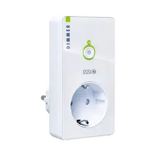 m-e modern-electronics Funk-steckdose Dimmer Cr-d300 Für Schalter-system Cuveo, Farbe Weiß