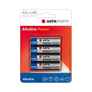 Agfaphoto Alkaline (4 Stk., Aa), Batterien + Akkus