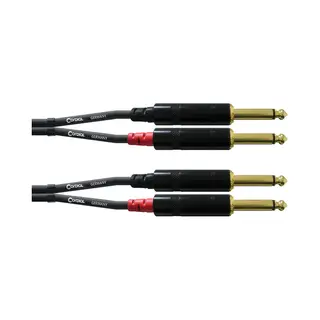 Cordial Cfu Pp audio cable 3 m 2 x 6.35mm Black