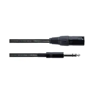 Cordial 14810 audio kabel 1 m Xlr 6.35mm Zwart
