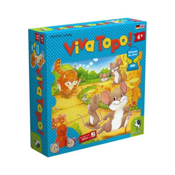 Pegasus Spiele 66004G - Viva Maus, Gelb / Schwarz thumbnail
