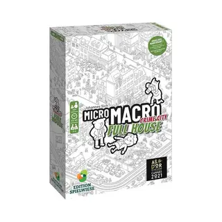 Asmodee MicroMacro: Crime City -Full House Bordspel