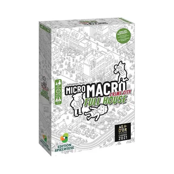 Asmodee MicroMacro: Crime City -Full House Bordspel thumbnail