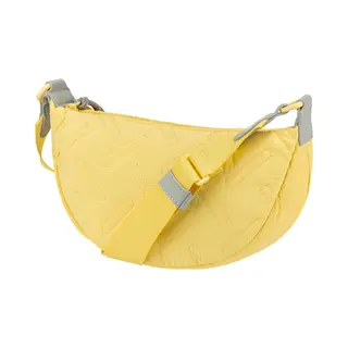 Zwei Damen Puffer Tasche Cleo CL50 Gesteppte Moonbag 2 Liter Wasserabweisende Quilted Puffy Bag Halbmond-Form, Recyceltes Nylon, Stepptasche Tragbar