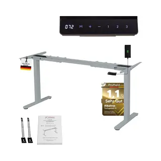 Albatros International Albatros Bureau Onderstel Lift, 2x Motoren, Elektrisch Bureauframe In Hoogte Verstelbaar Met Geheugenfunctie Voor Buro - Bureau Poten, Bureau Frame,