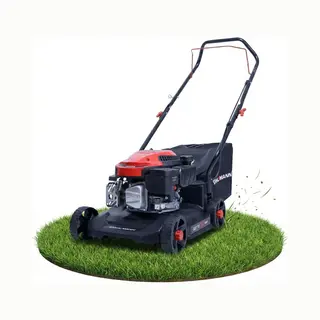 Stahlmann Benzinrasenmäher Rasenmäher Benzin BR390 – 4, 0PS (2, 9kW) 127ccm, 39 Cm Schnittbreite, 39cm Schnittbreite, EasyClean, 35L Korb