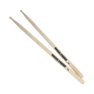 Music Store 5A Maple Drumsticks, Wood Tip, Acorn Kopfform, 405mm Länge, 14mm Durchmesser, Robuste, Leichte, Preiswerte Alternative Für Drummer Mit