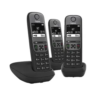 Gigaset A705 Trio Telefon Dect-Telefon Anrufer-Identifikation Schwarz