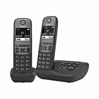 Gigaset A705A Duo telefoon Dect-telefoon Nummerherkenning Zwart