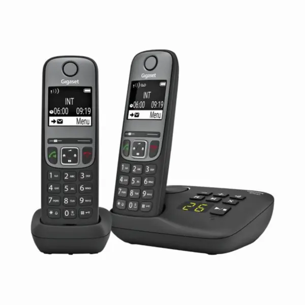 Gigaset A705A Duo telefoon Dect-telefoon Nummerherkenning Zwart thumbnail