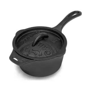 Petromax Kasserolle Gusseisen Mit Deckel Kr1 – Robuster Topf Mit Aroma-Profil. Ideal Für Eintöpfe, Soßen & Schmorgerichte.