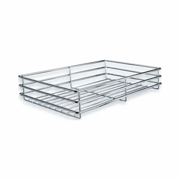 Kesseböhmer Einhängekorb Drahtkorb 90° Silbergrau Für Comfort Unterschrankauszug, 210 X 470 X 75 Mm thumbnail