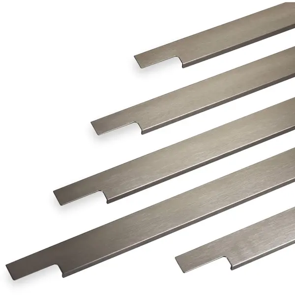 Griffleiste Slim 795 Mm Edelstahloptik Gebürstet Zum EinfrÄSen (Harpunenstegmontage) Möbelgriff Schrankgriff Küchengriff Von Sotech thumbnail