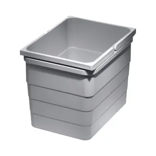 So-Tech Ninka Eins2vier Abfallsammler 12 L 220 X 306 X 230 Mm Alugrau 5170.10