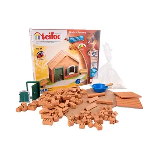 Teifoc® Bouwdoos Knutselpakket - Starter Box - Inclusief Cement Kom, Troffel En Cement