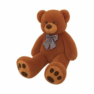 Monzana Kuscheltier (1-St), Teddybär L - Xxxl 50-175cm Verschiedene Farben Weiches Fell Schleife