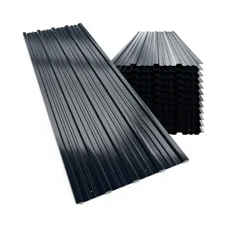 Gardebruk® Corrugated Roof Sheets 12Pcs Anthracite 7m²