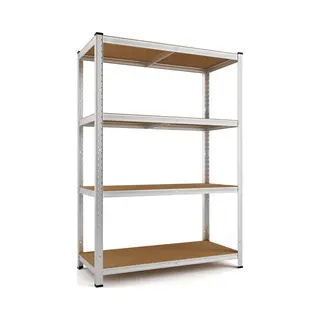 monzana® Heavy Duty Shelving 160x90x40cm Galvanized 700kg