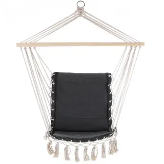Detex® Hangstoel Grijs 55x100cm Met Franjes