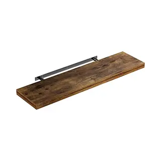 Casaria® Floating Shelf Dark Oak 90cm