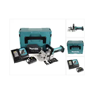 Makita Dpj 180 RY1J 18 V Li-Ion Accu Sleuvenfrees In Makpac + 1 X 1, 5 Ah Accu + Lader