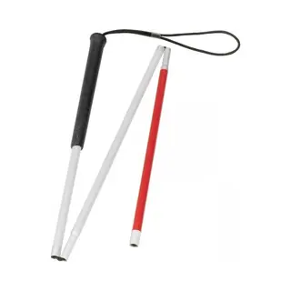 Sundo Blindenstok - Opvouwbaar , Opvouwbaar In 3, Wit, 115 Cm