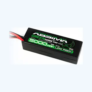 Absima LiPo Accupack 11.1 V 5000 MAh Aantal Cellen, 3 50 C Stick Hardcase XT60