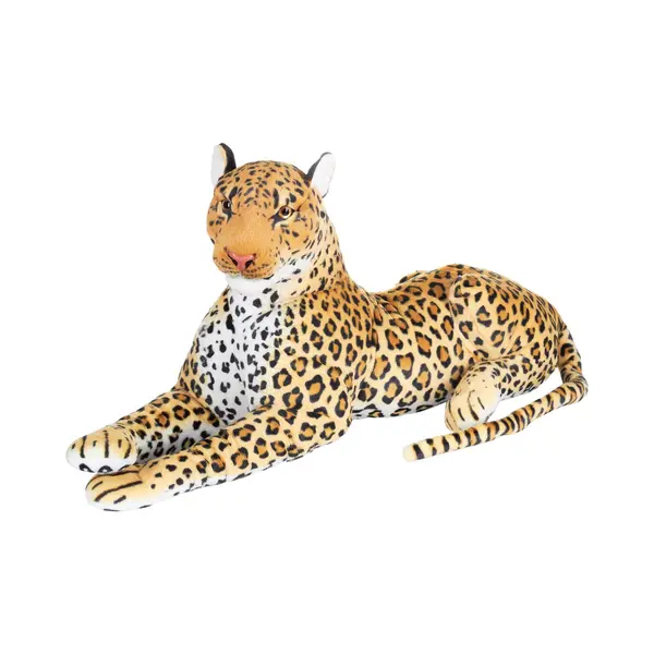 Brubaker Kuscheltier Leopard Xl Plüschtier 110 Cm Liegend (1-St), Raubkatze Braun - Safari thumbnail