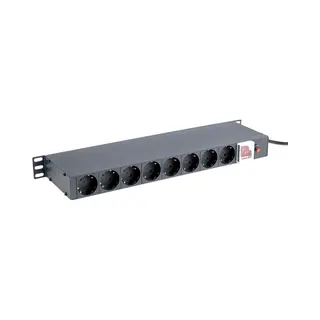 Music Store 19" Steckdosenleiste 1HE Duo 2x Schalter, 16x Schuko - Pa Accessoire
