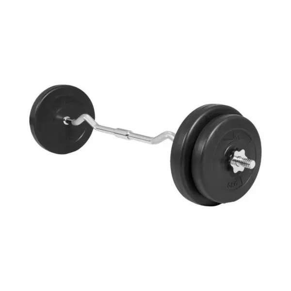 Gorilla Sports Hantel-Set E-Series Sz-Curlset 25 Mm Kunststoff 30 Kg thumbnail