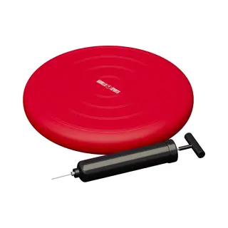 Gorilla Sports Balanskussen Incl. Pomp Rood